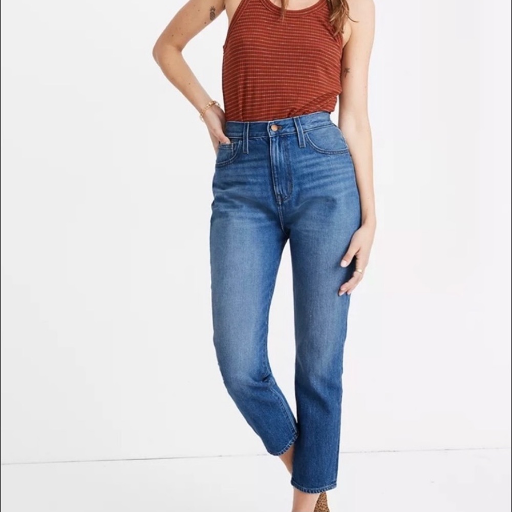 NWT Madewell The mom jean
